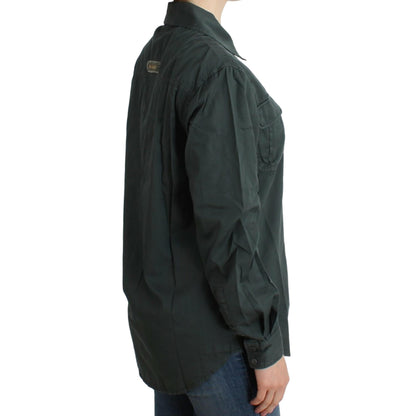 Cavalli Gray button down shirt