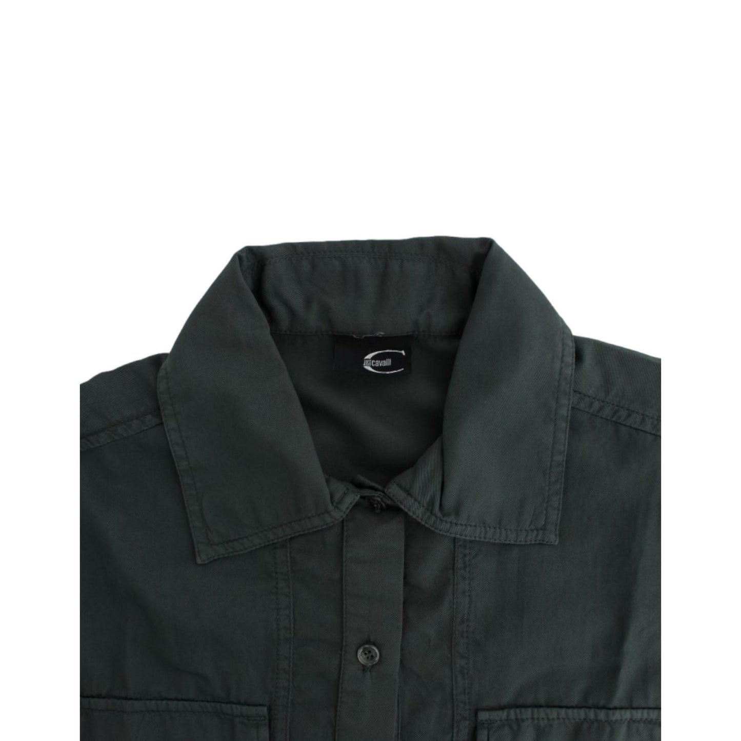 Cavalli Gray button down shirt