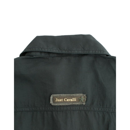 Cavalli Gray button down shirt