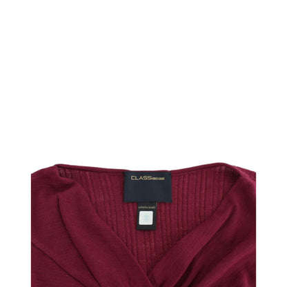 Cavalli Purple knitted wool sweater