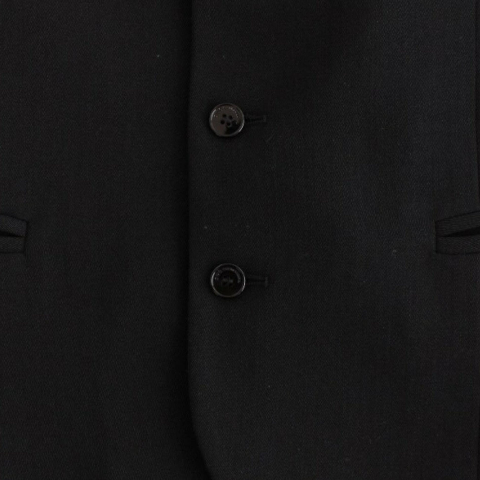 Costume National Black wool blend casual vest