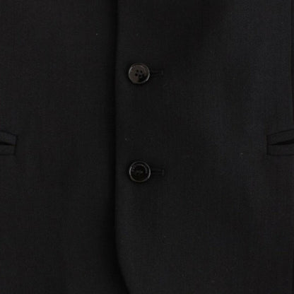 Costume National Black wool blend casual vest