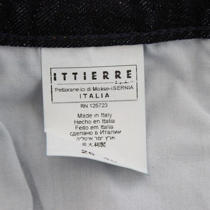 Costume National Blue Cotton Slim Fit Bootcut Jeans