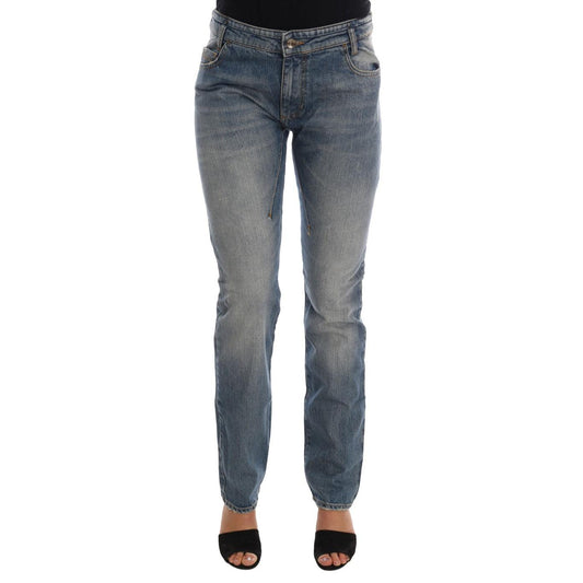 Costume National Blue Cotton Stretch Denim Jeans