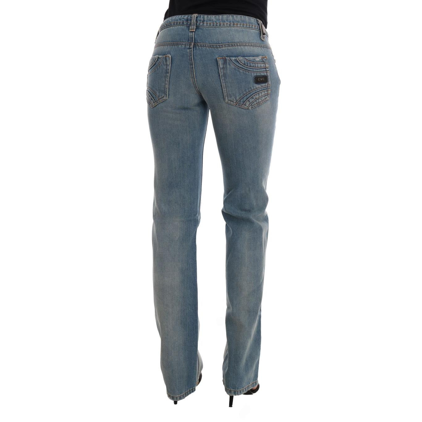 Costume National Blue Wash Cotton Classic Jeans