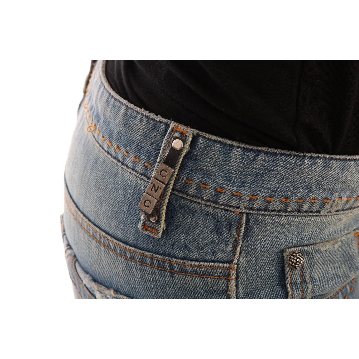 Costume National Blue Wash Cotton Classic Jeans