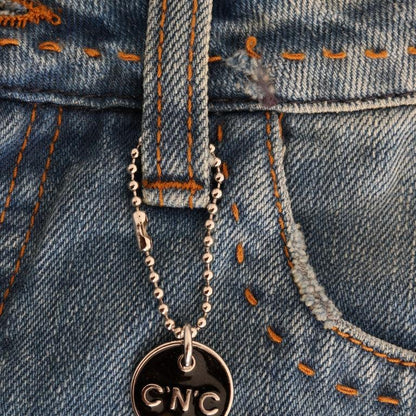 Costume National Blue Wash Cotton Classic Jeans