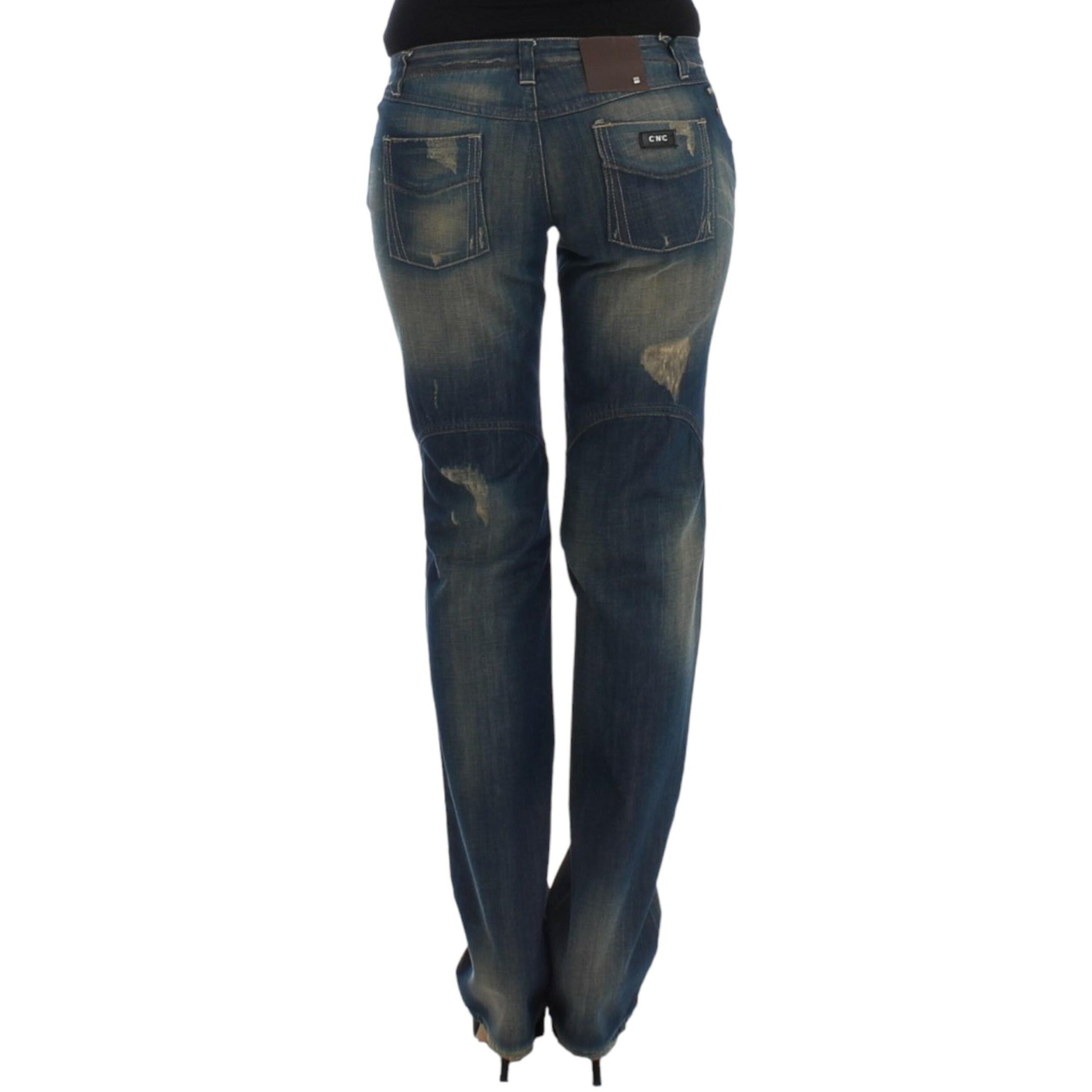 Costume National Blue straight leg jeans