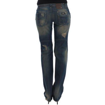 Costume National Blue straight leg jeans