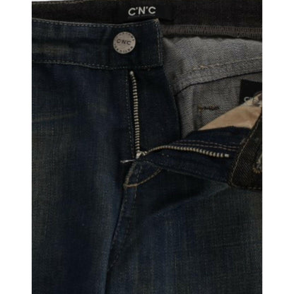 Costume National Blue straight leg jeans
