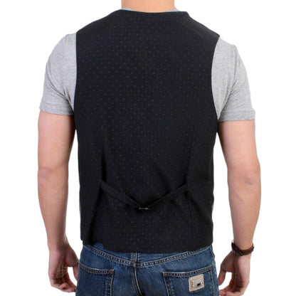 Costume National Gray cotton blend casual vest
