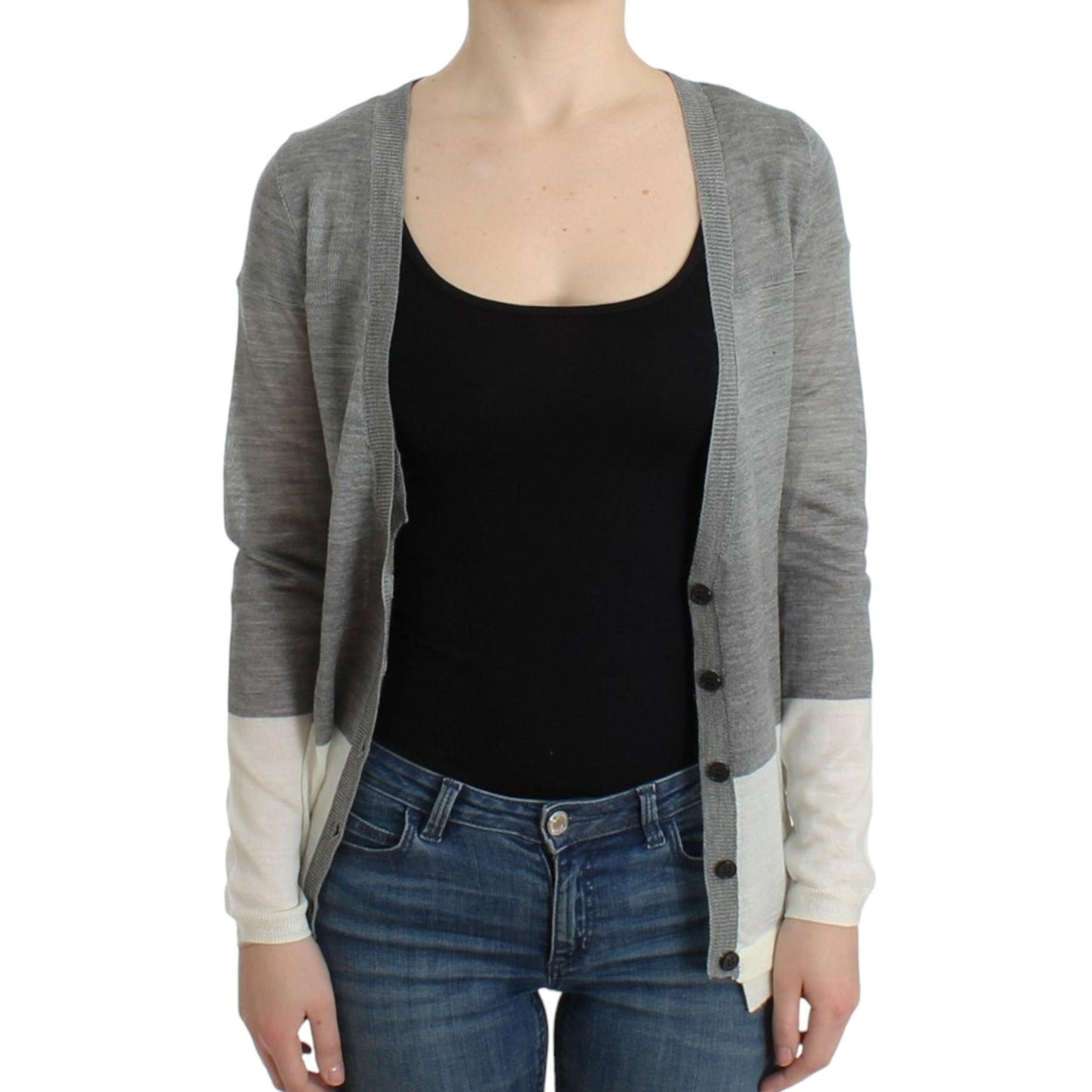 Costume National Gray lightweight cardigan
