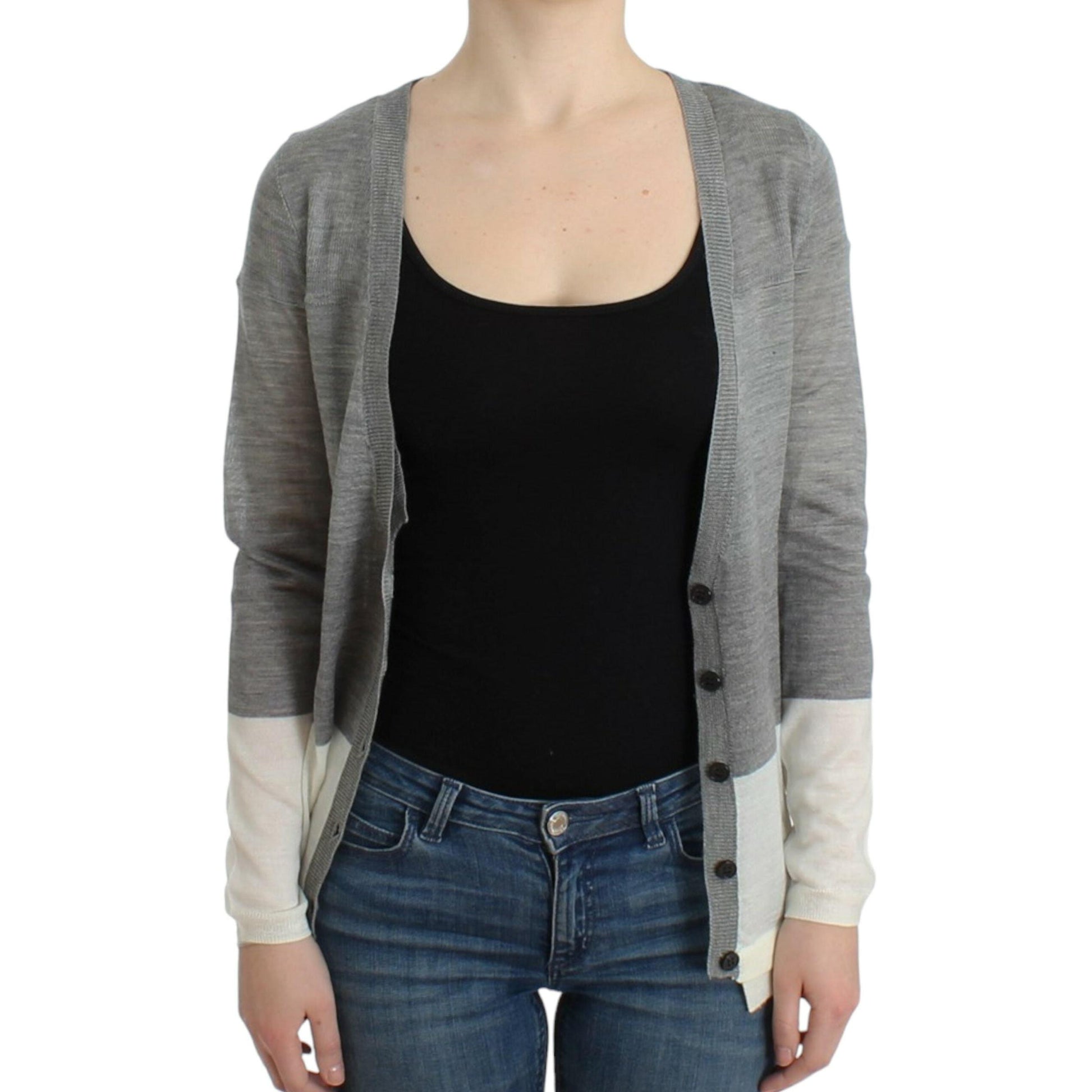 Costume National Gray lightweight cardigan
