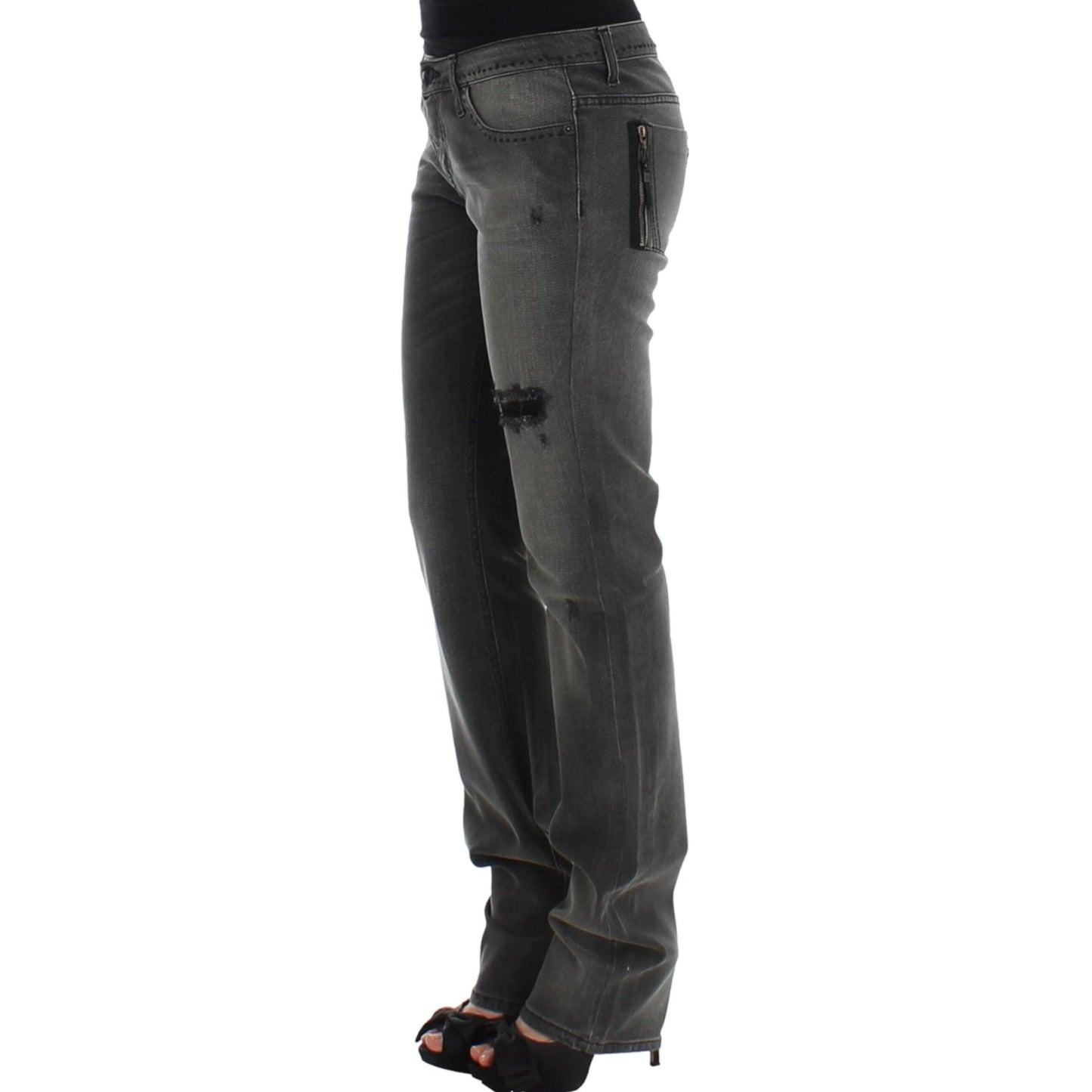 Costume National Gray straight leg jeans