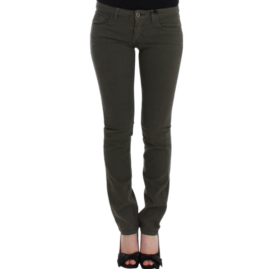 Costume National Green slim leg jeans