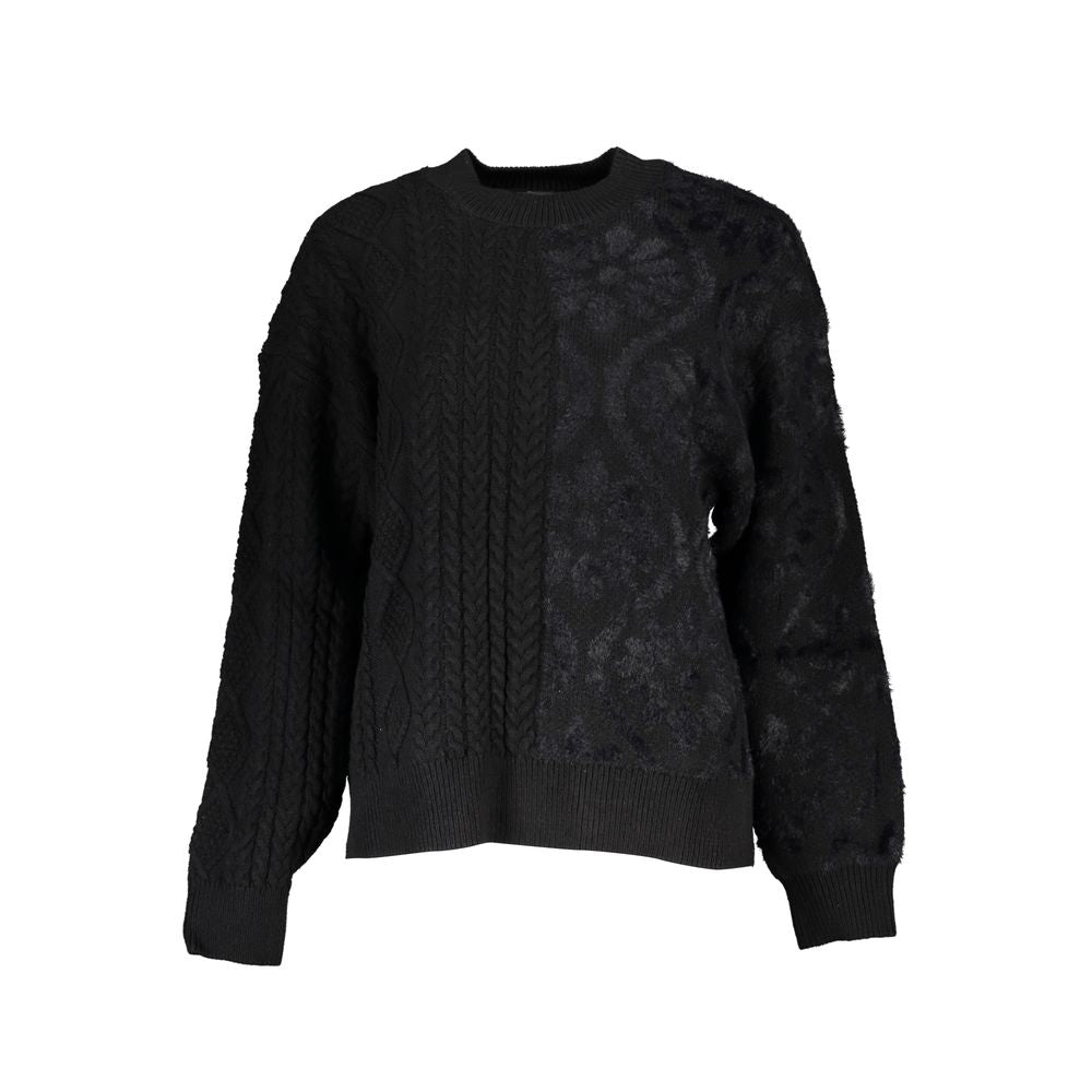 Desigual Black Cotton Sweater