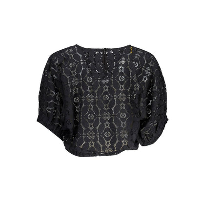 Desigual Black Polyester Tops & T-Shirt