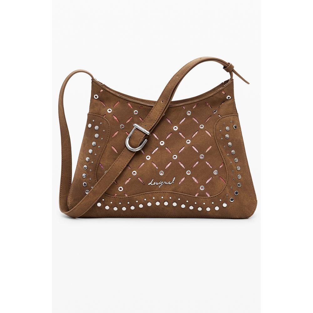 Desigual Brown Polyethylene Handbag