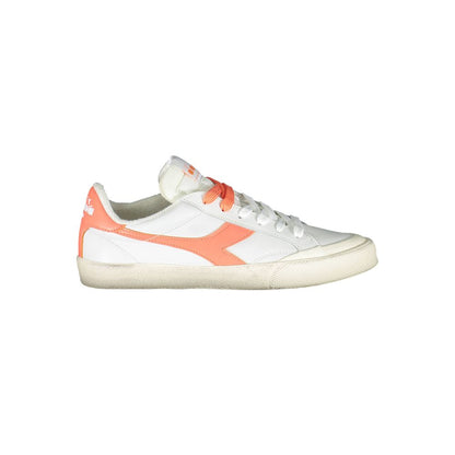 Diadora White Leather Women Sneakers