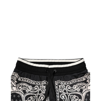 Dolce & Gabbana Black Cotton Bandana Jogger Sweatpants Pants