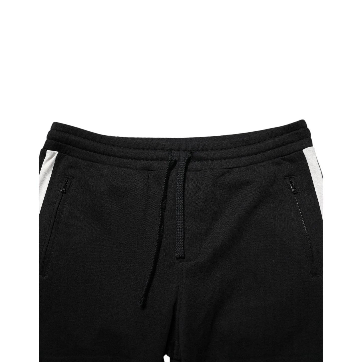 Dolce & Gabbana Black Cotton Jogger Sweatpants Trouser Pants