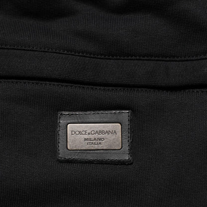 Dolce & Gabbana Black Cotton Jogger Sweatpants Trouser Pants