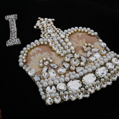 Dolce & Gabbana Black I AM A PRINCESS Crystal Shift Dress