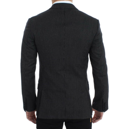Dolce & Gabbana Black wool slim MARTINI blazer