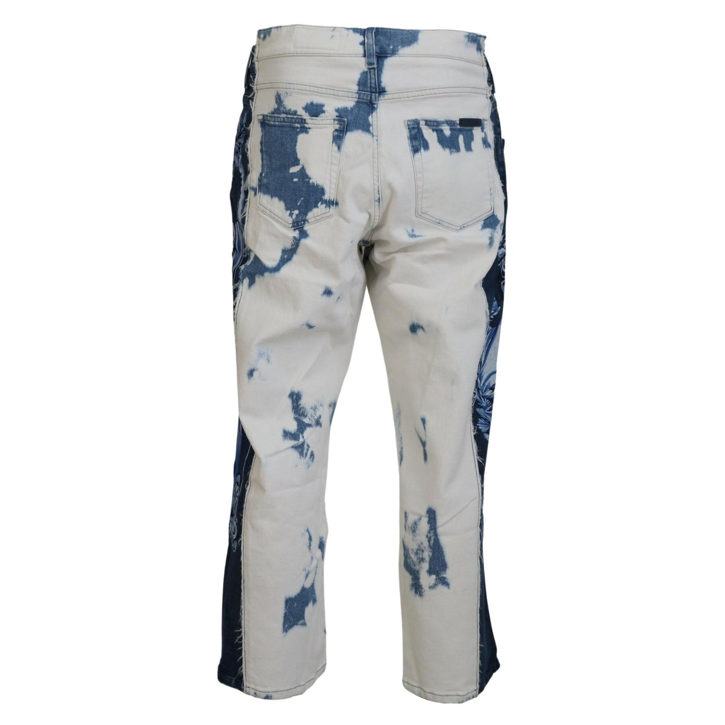 Dolce & Gabbana Blue Ceasar Denim Cotton Loose Fit Jeans