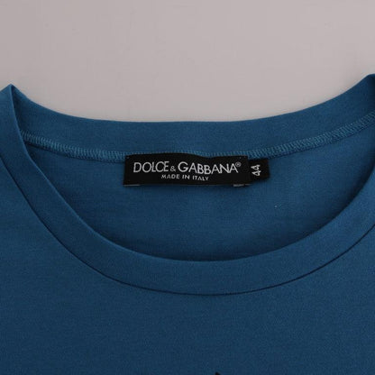 Dolce & Gabbana Blue Cotton 2017 Motive T-Shirt