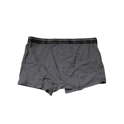 Dolce & Gabbana Gray Printed Cotton Boxer Short Underwear