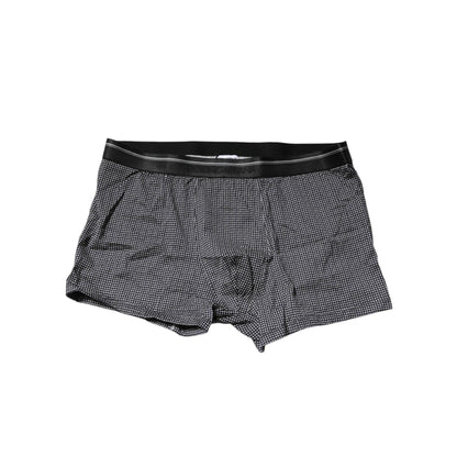 Dolce & Gabbana Gray Printed Cotton Boxer Short Underwear