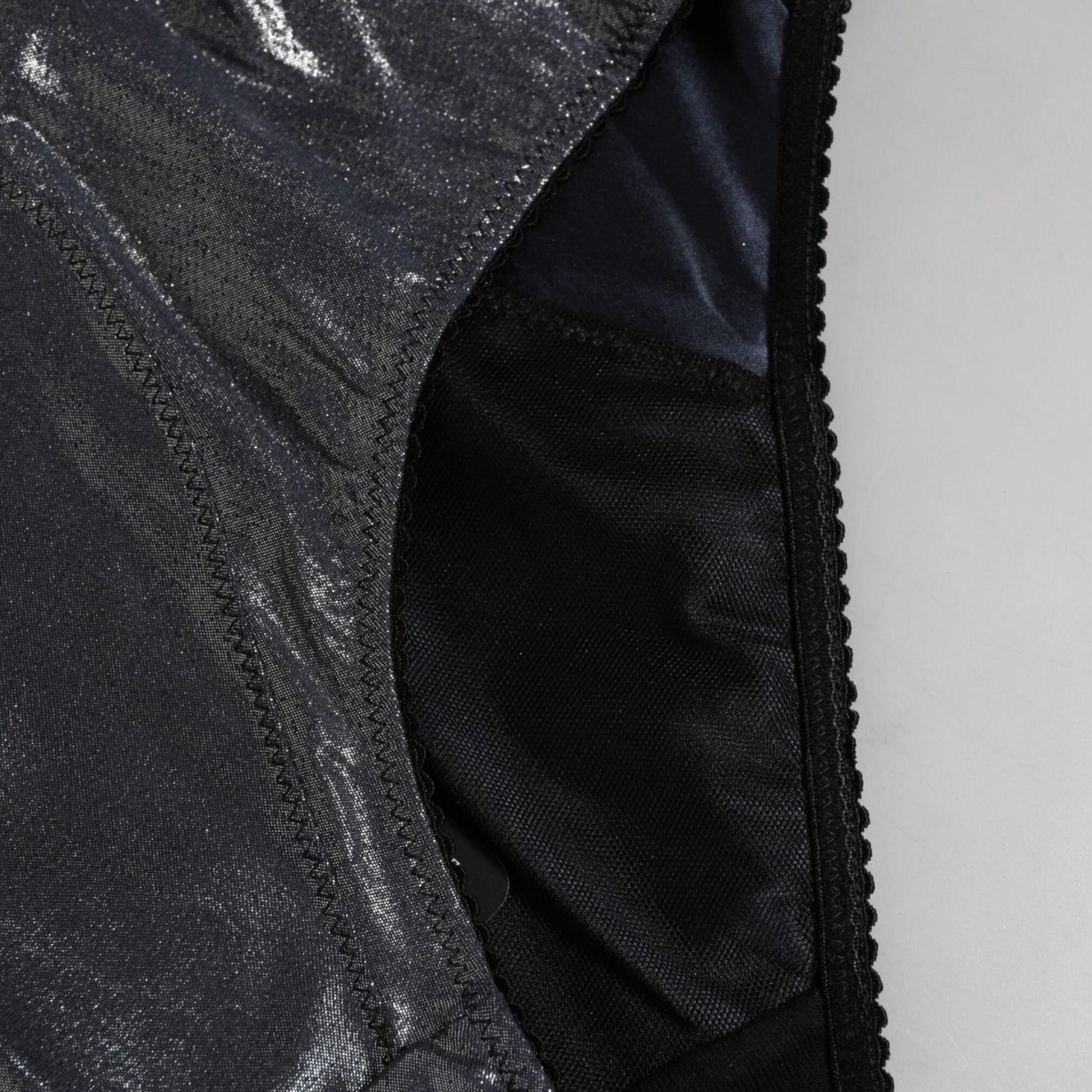 Dolce & Gabbana Gray Silk Stretch Slip Girdle Panty Underwear