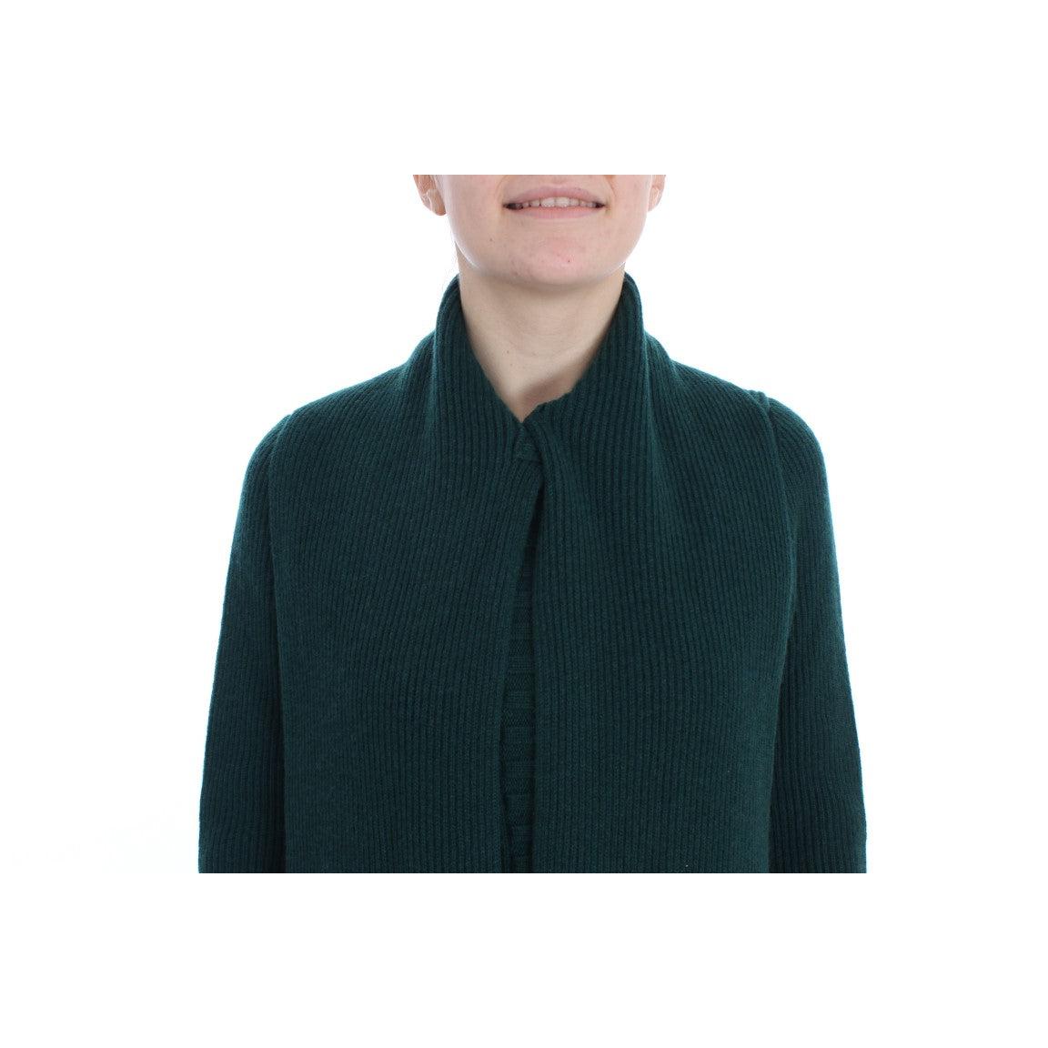 Dolce & Gabbana Green Knitted Cashmere Cardigan