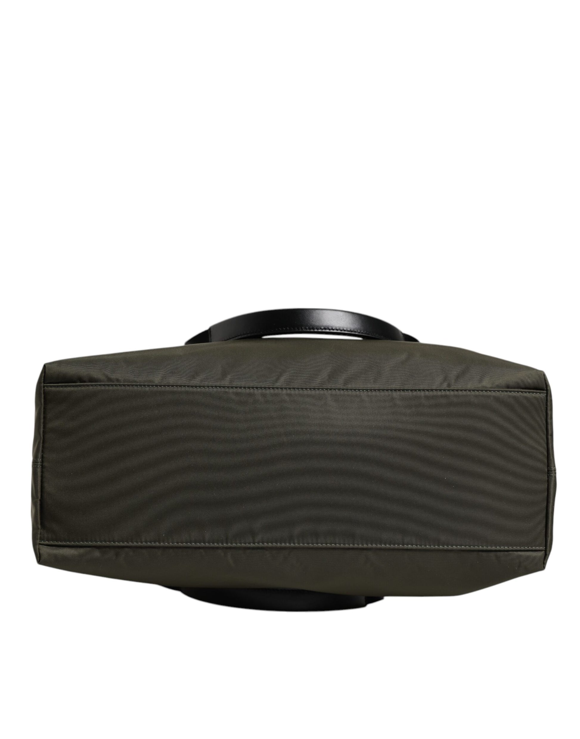 Dolce & Gabbana Military Green Nylon Shoulder Strap Tote Bag