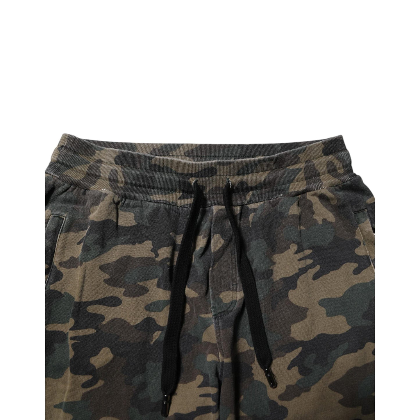 Dolce & Gabbana Multicolor Camouflage Cotton Men Jogger Pants