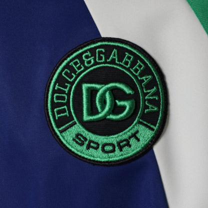 Dolce & Gabbana Multicolor Polyester Full Zip Bomber Jacket