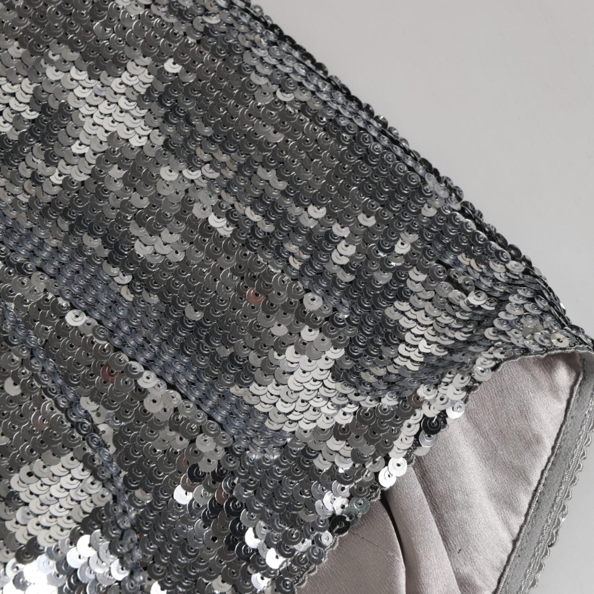 Dolce & Gabbana Silver Nylon Sequined Slip Girdle Panty Underwear