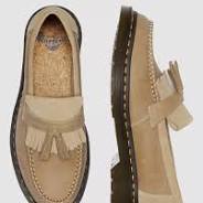 Dr. Martens Beige Suede Casual Shoes