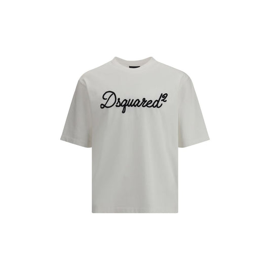 Dsquared² White Cotton T-Shirt