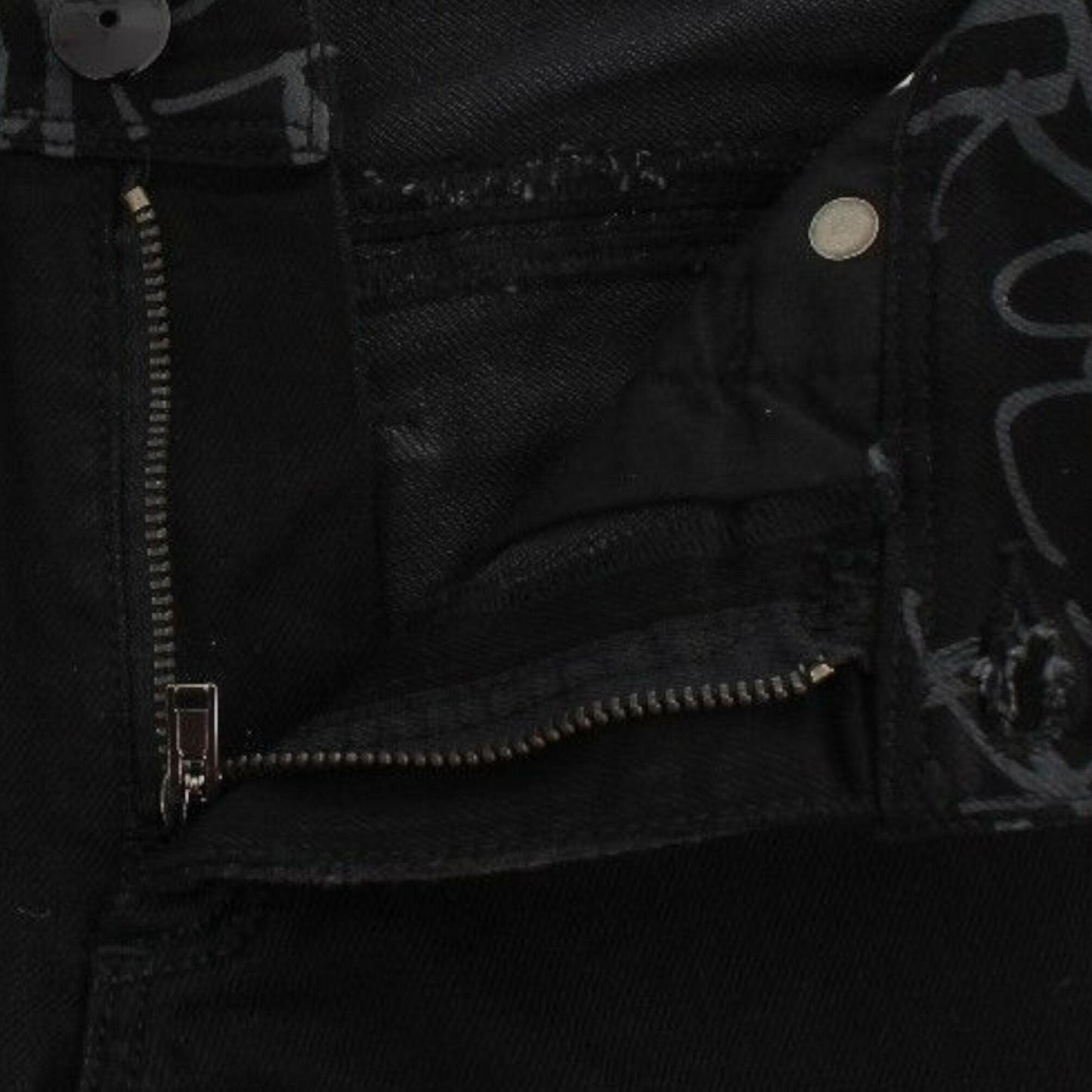 Ermanno Scervino Black Slim Jeans Denim Pants Skinny Stretch