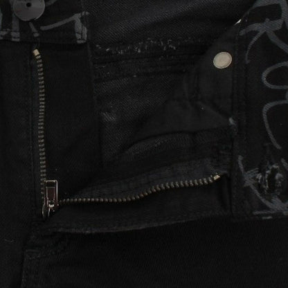 Ermanno Scervino Black Slim Jeans Denim Pants Skinny Stretch