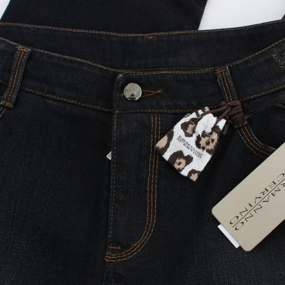 Ermanno Scervino Blue Wash Cotton Boyfriend Jeans