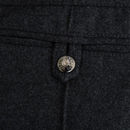 Ermanno Scervino Gray Virgin Wool Skinny Casual Pants