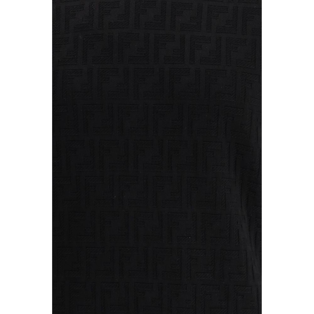 Fendi Black Cotton T-Shirt