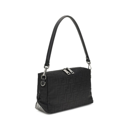 Fendi Black Nylon Shoulder Bag