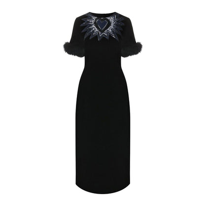 Fendi Black Viscose Cocktail Dress