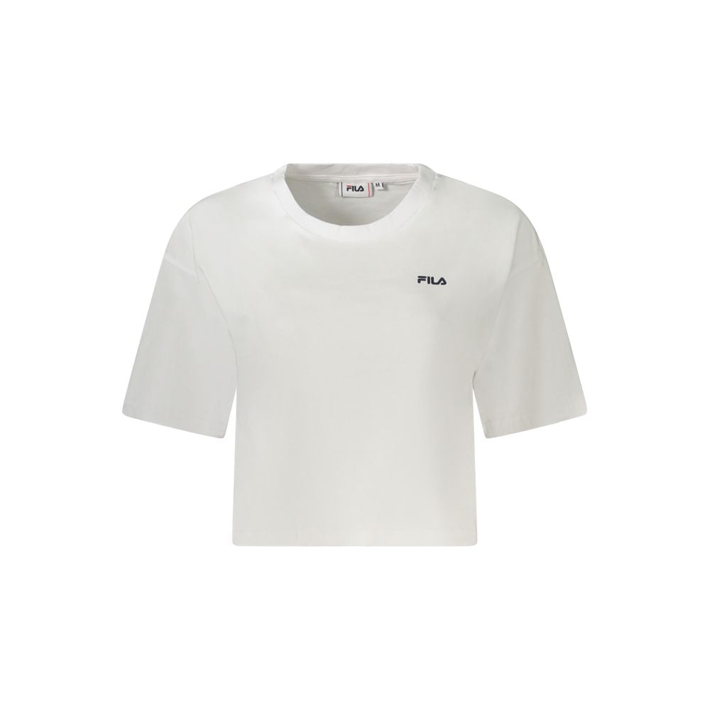 Fila White Cotton Tops & T-Shirt