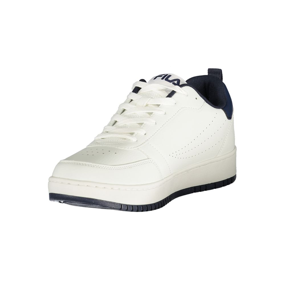 Fila White Polyurethane Men Sneakers