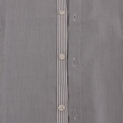 Frankie Morello White Blue Check Casual Cotton Regular Fit Shirt